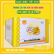 Bánh pía kim sa đậu xanh trứng tan chảy Tân Huê Viên  TÚI GỒM 12 BÁNH