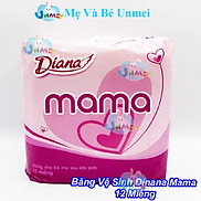 Băng Vệ Sinh Diana Mama Dùng Cho Mẹ Sau Sinh 12 Miếng Gói