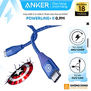 Cáp sạc ANKER PowerLine+ II USB-C to USB-C dài 0.9m - Phiên bản Marvel