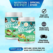 Combo 2 hũ sữa bổ sung Protein Thực vật từ hạnh nhân và đậu tằm Trusted