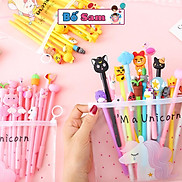 Set 20 bút bi cute mực nước nhiều màu kèm túi Zip Shop Bố Sam