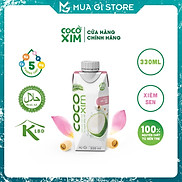 Nước dừa tươi đóng hộp Cocoxim vị Xiêm Sen dung tích 330ml Hộp