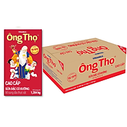 Thùng 12 sữa đặc có đường Ông Thọ đỏ - Hộp giấy 1284g