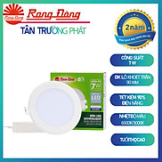 Đèn LED Âm trần Downlight 90 7W Rạng Đông Model AT06.V2 90 7W