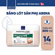 Băng lót sản phụ diệt khuẩn Abena Maternity Pad gói 14 miếng