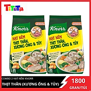 COMBO 2 gói hạt nêm Knorr Thịt thăn xương ống&tủy 1800gX2