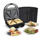 MÁY NƯỚNG THỊT, KEP SANDWICH, LÀM BÁNH WAFFEL ROSENSTEIN 3 IN 1 Hàng chính