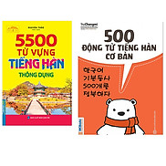 Combo 5500 Từ Vựng Tiếng Hàn Thông Dụng+500 Động Từ Tiếng Hàn Cơ Bản