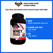 Sữa Tăng Cơ Power Whey Isolate BioX Hộp 908g