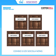 Combo 5 gói Socola nóng với Nhân sâm trắng thượng hạng - COFFEECELL