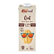 Sữa Yến Mạch Không Thêm Đường Hữu Cơ 1L - Ecomil Oat No Added Sugar Bio 1L