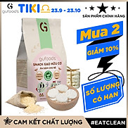 Bánh snack ăn dặm hữu cơ cho bé GUfoods - Thành phần gạo organic