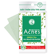 Giấy thấm dầu trà xanh Acnes Green Tea Oil Remover Paper 100 tờ