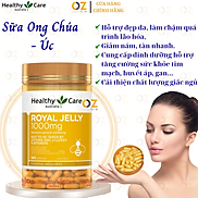 Sữa Ong chúa Healthy Care Royal Jelly Úc Hỗ trợ đẹp da