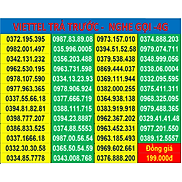 SIM VIETTEL ĐẦU 09 ĐẸP - SIM TRẢ TRƯỚC - CHỌN SỐ - NGHE GỌI -4G