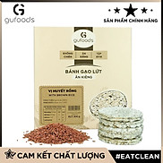 Bánh gạo lứt ăn kiêng GUfoods- Các vị Yến mạch, Huyết rồng, Cỏ ngọt