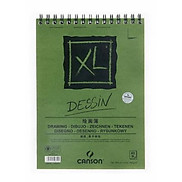 Giấy vẽ dành cho vẽ màu chì Canson XL Dessin 16k, 40 tờ, 160gsm