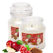 Hũ nến thơm tinh dầu Bartek Christmas Spices 130g QT018873 - cam, táo, quế
