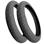 Bộ 2 cái vỏ xe đạp, lốp xe đạp DELI TIRE, 16 X 1.75, SA-206 ĐEN