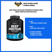 Sữa Tăng Cơ Whey Protein Hydrolyzed Beef Protein BiotechUSA