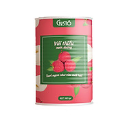 Vải thiều nước đường Gusto 565gr