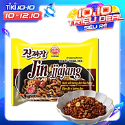 Combo 5 gói mì xốt tương đen Jin Jjajang Ramen Ottogi gói 135g