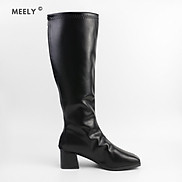 Giày Bốt Nữ Boot Nữ Đùi Da 6P Thời Trang MEELY - BOT500