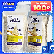 Yến Mạch Oats Canada Nguyên Chất túi 500g  Cán vỡ