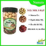 MIX HẠT DINH DƯỠNG NUNUTS HŨ 500G MÃ NN12