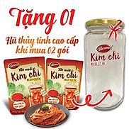 Tặng 1 hũ thủy tinh cao cấp khi mua combo 2 gói Xốt muối Kim Chi Hàn Quốc