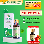 Tinh dầu Bạc Hà nguyên chất 30ml - Hoa Nén - Vegan - The mát, thư giãn