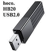 Đầu đọc thẻ nhớ SD TF chuẩn 3.0 cho laptop  hoco.  HB20 - Hàng chính hãng