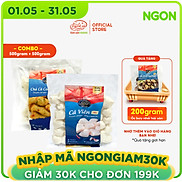 Combo Cá viên 500 gram + Chả cá con hành ớt 500 gram Tâm Lợi, loại cao cấp