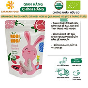 Bánh gạo ăn dặm hữu cơ cho bé Nobi Nobi vị quả mọng 15g Từ 8 tháng tuổi,