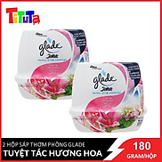 Combo 2 Sáp Thơm Glade Tuyệt Tác Hương Hoa 180gx2