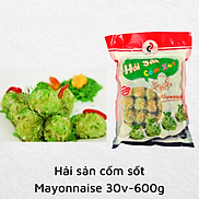 Hải sản cốm xốt Mayonnaise 30v - 600g ĐEN ĐỎ