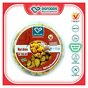 Hạt Điều vị Tỏi Ớt Dgfoods 420g hộp trònl, HVNCLC, Haccp, Halal, Ăn chay