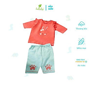 Bộ tay lỡ Lullaby cho bé gái NH77B Hồng