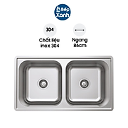 Chậu Rửa Chén Hafele HS20-SSN2R90M 567.20.493 - Inox 304 - Ngang 86 cm