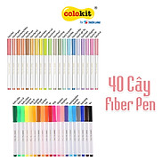 Combo 76 cây Fiber Pen bút lông màu Thiên Long Colokit