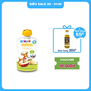 Dinh dưỡng 100% Trái cây nghiền Organic HiPPiS Táo, Chuối