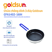 Chảo inox chống dính Goldsun GPA1402-16IH - Hàng chính hãng
