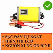 Bộ Sạc Ắc Quy Thông Minh Tự Ngắt 12V 7ah 10ah 12ah 15ah 18ah 20ah Máy Sạc