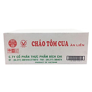 Thùng 50 Gói Cháo Tôm Cua Ăn Liền Bích Chi 50g Gói