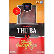 Quà Tết 2023 sang trọng, cao cấp. Thịt bò khô Thu Ba Quảng Ngãi 250gr dạng