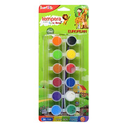 Màu Nước Tempera SMARTKIDS 12 Màu Kèm Cọ 3.5ml Màu