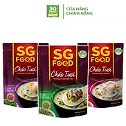 Lốc 32 - Combo 3 Cháo Tươi Sài Gòn Food 240g Sườn Non, Lươn, Cá Lóc