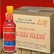 Thùng 20 chai Nước mắm Cá cơm 15 độ đạm- 584 Nha Trang, Chai 500ml