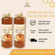 Combo 2 Mật Ong Hoa Cà Phê Đắk Lắk Nguyên Chất Chống Oxy Hóa Tăng Cường