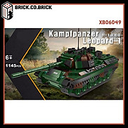 Đồ Chơi Lắp Ráp Xe Tăng Quân Sự Leopard 1 Xếp Hình Quân Sự Kampfpanzer